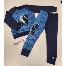 Dressikomplekt mustriga hundid